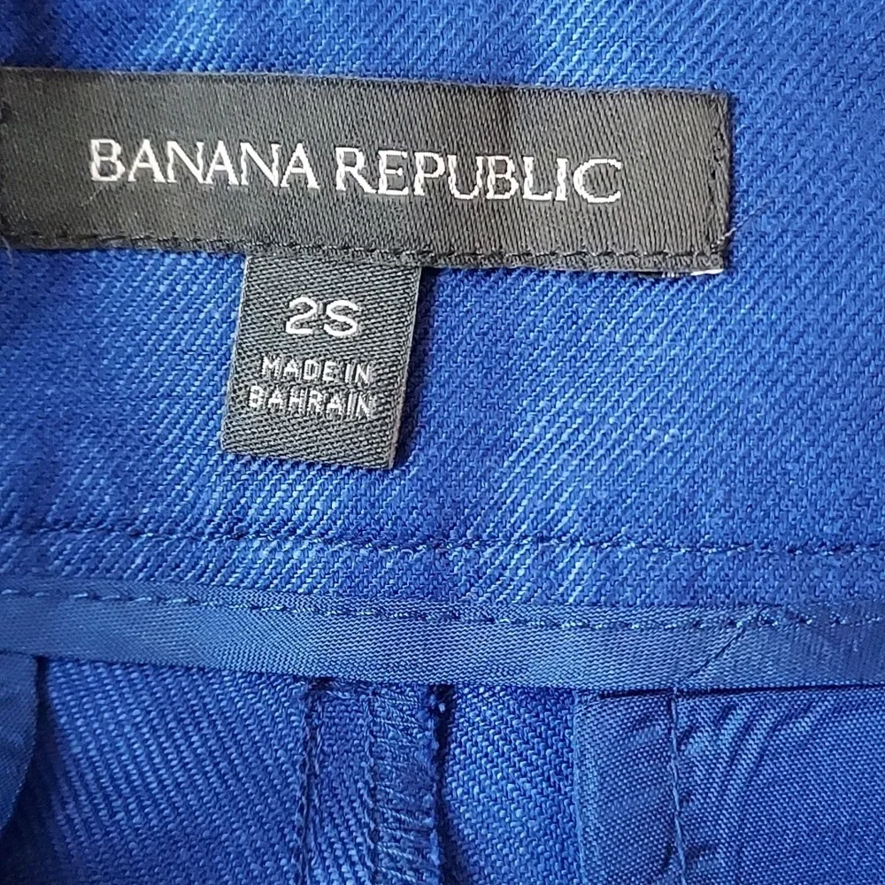 BANANA Republic Linen blend belted wide leg flowy pants